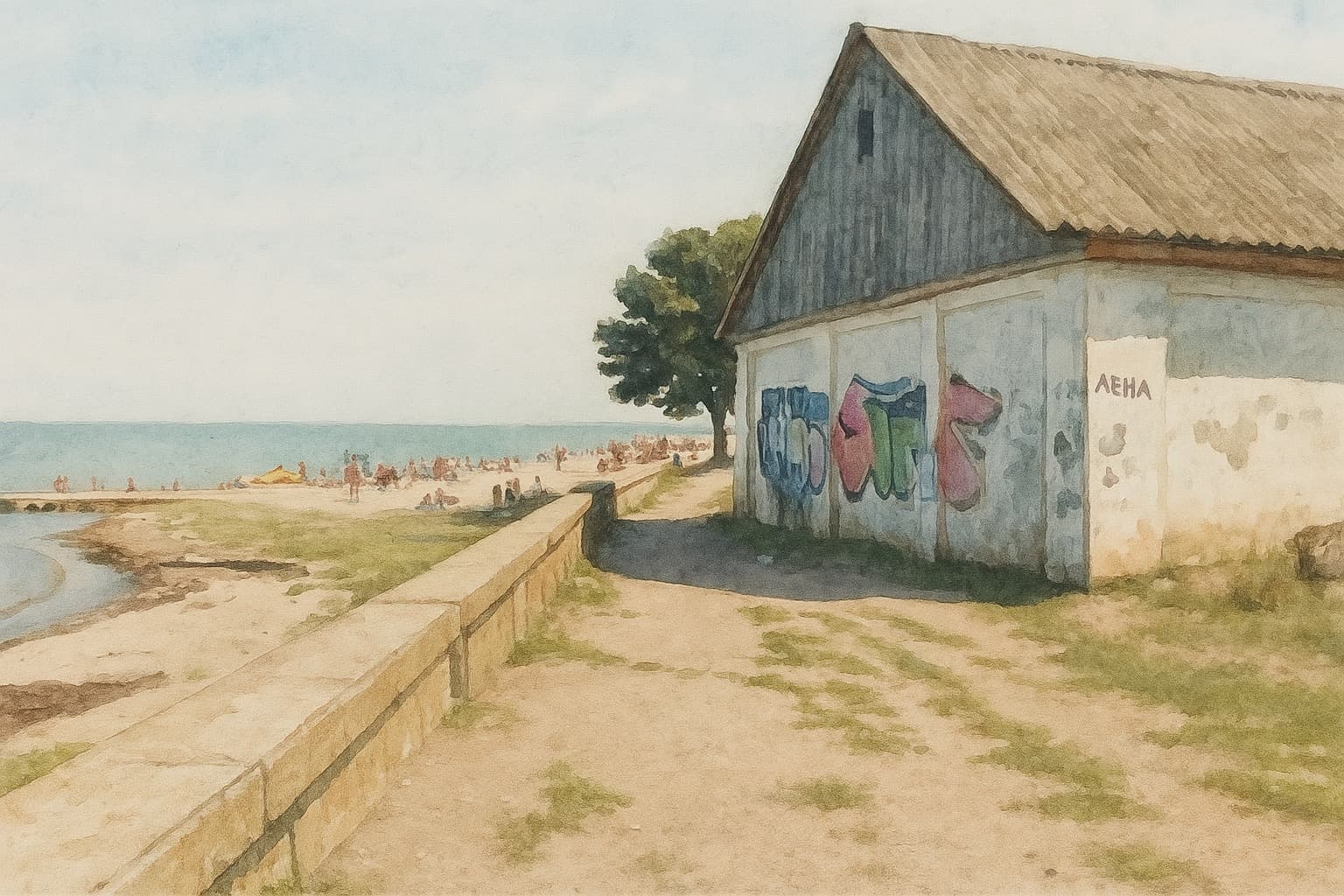 Приморско-Ахтарск. Промзона на окраине, море и немного улиц