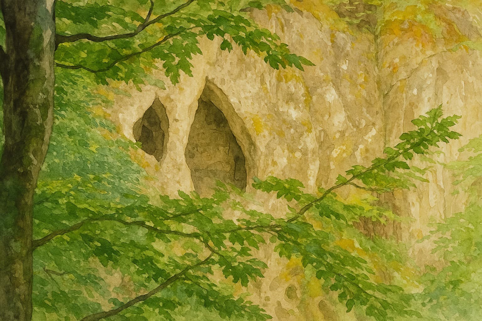 Поход на Лысую гору к Богатырским пещерам