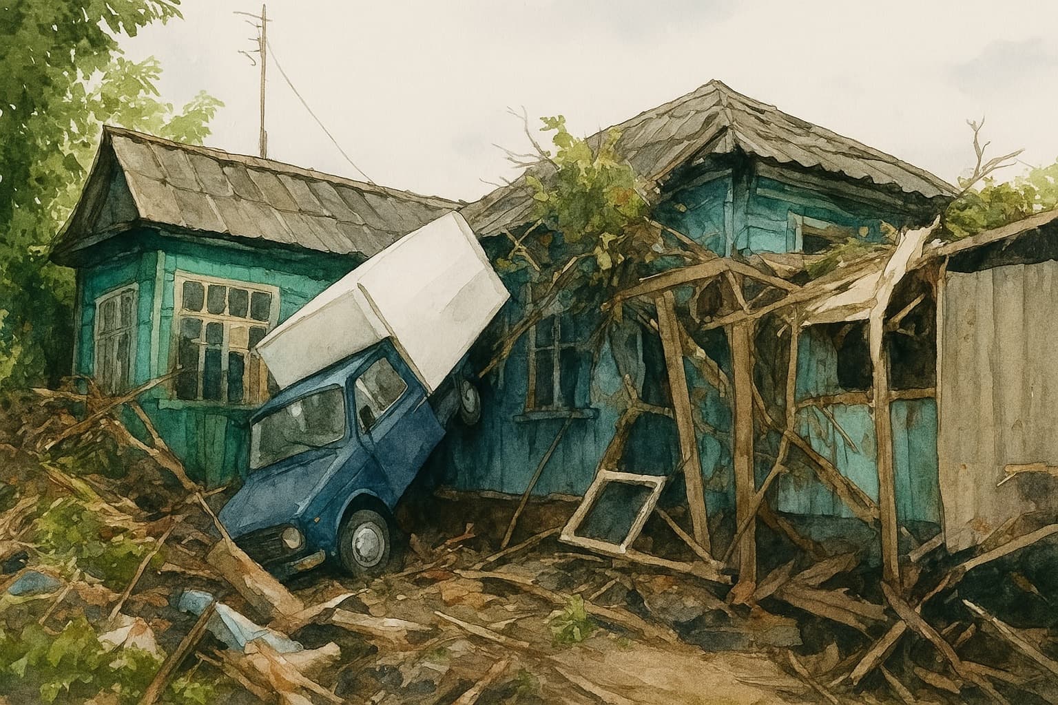 Наводнение в Крымске. Первая поездка