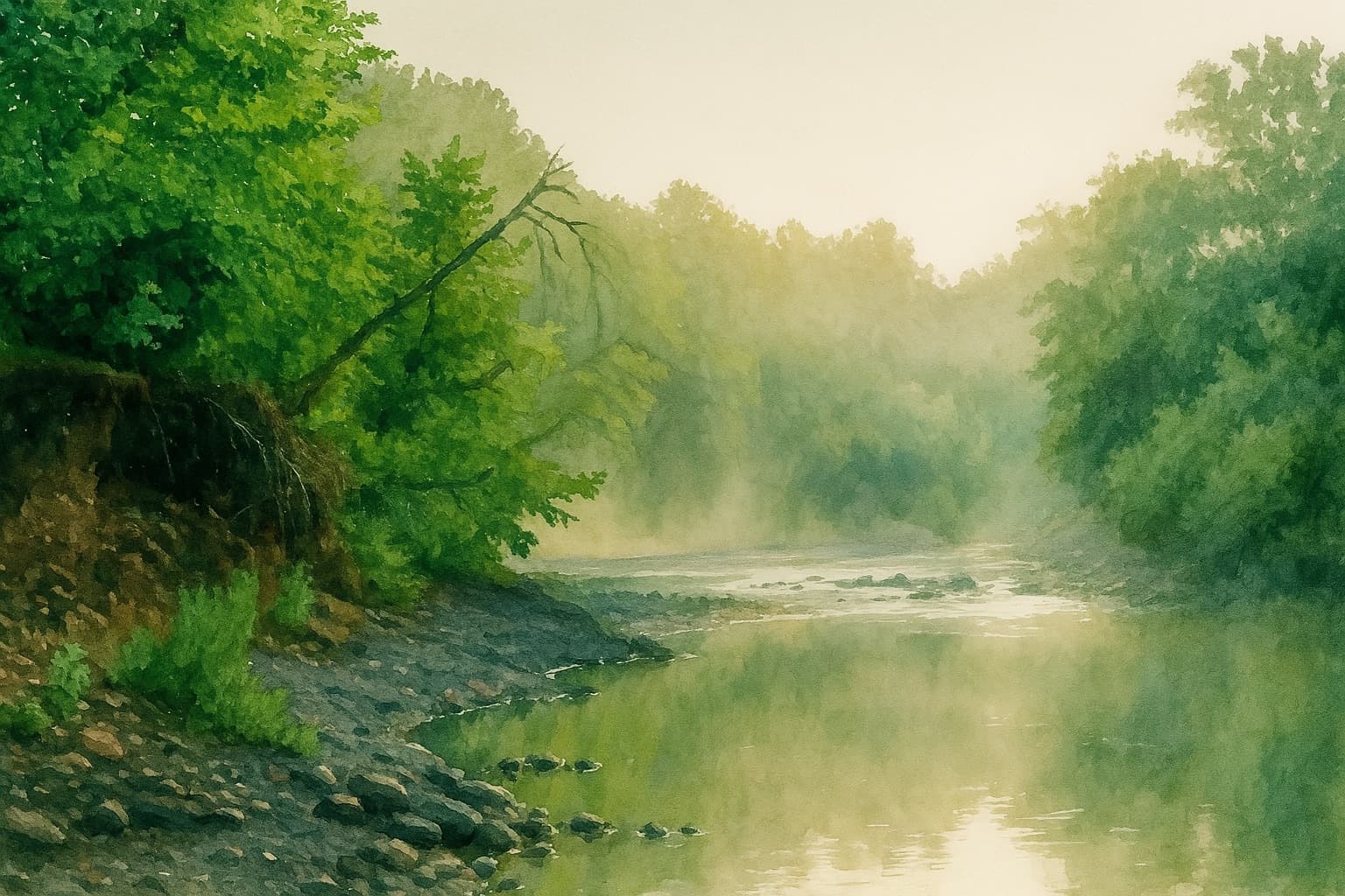 Шапсугская. Чилл на берегу Абина