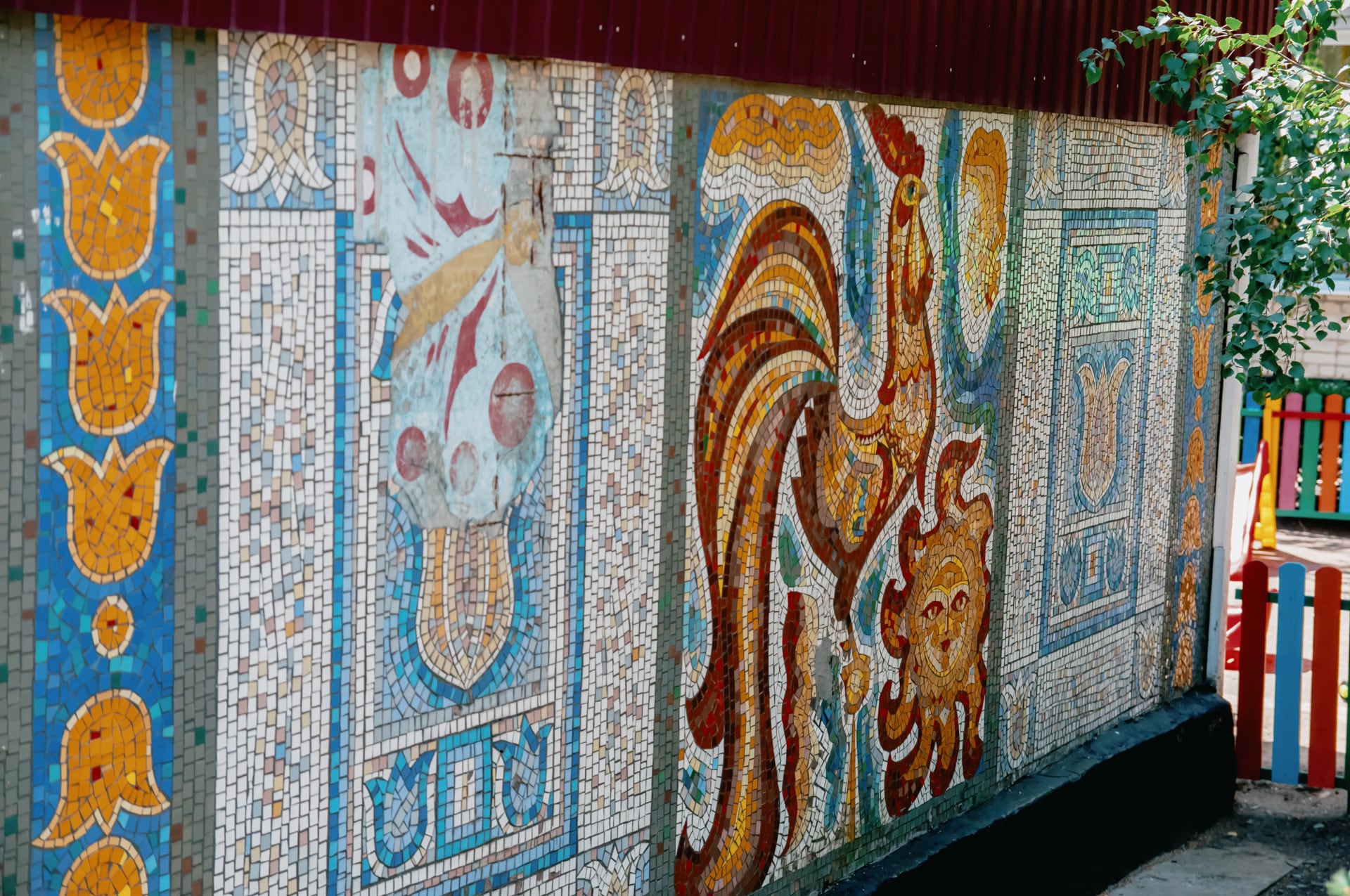 мозаика на детском саду в тимашевске