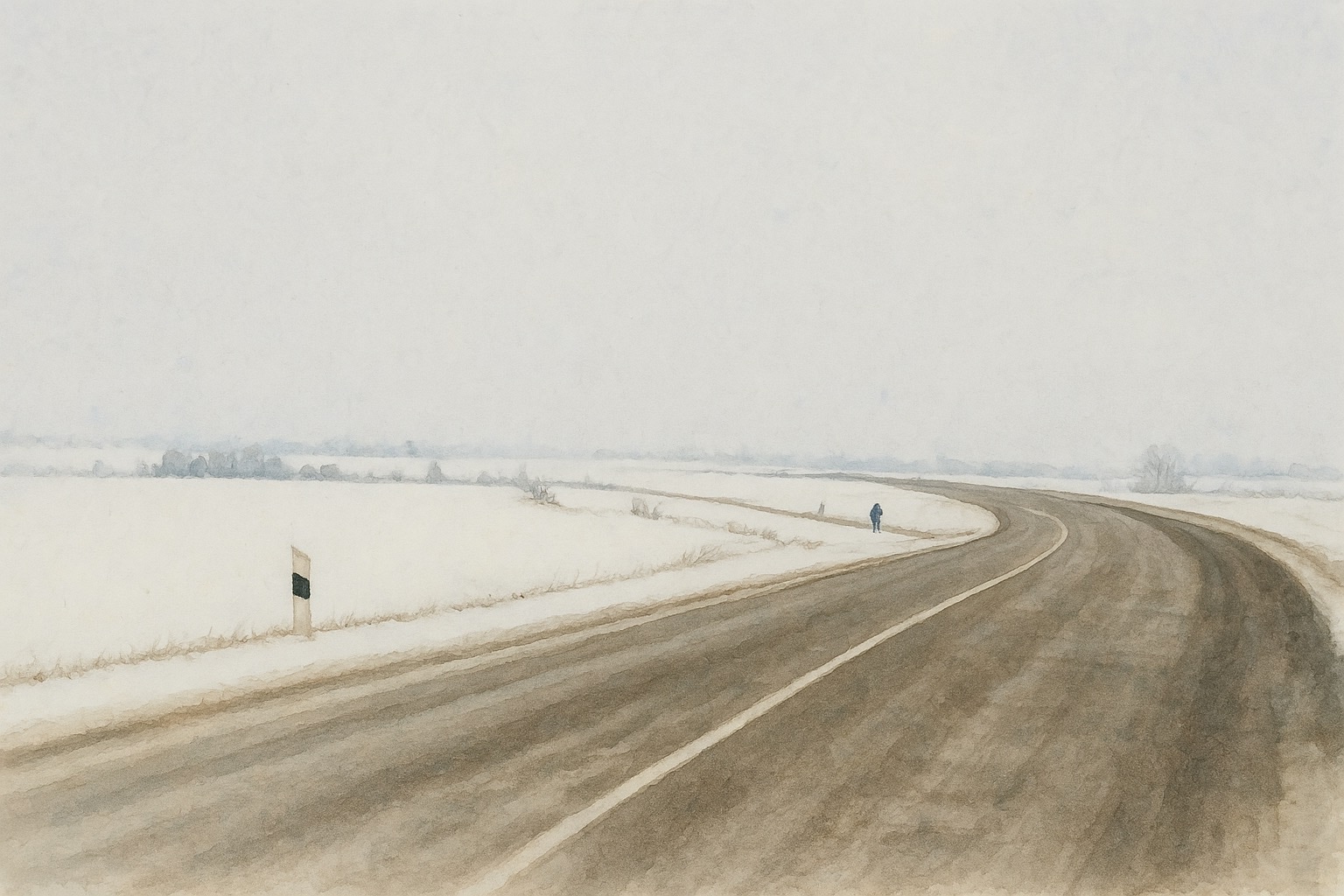 Снежный променад за Южным обходом