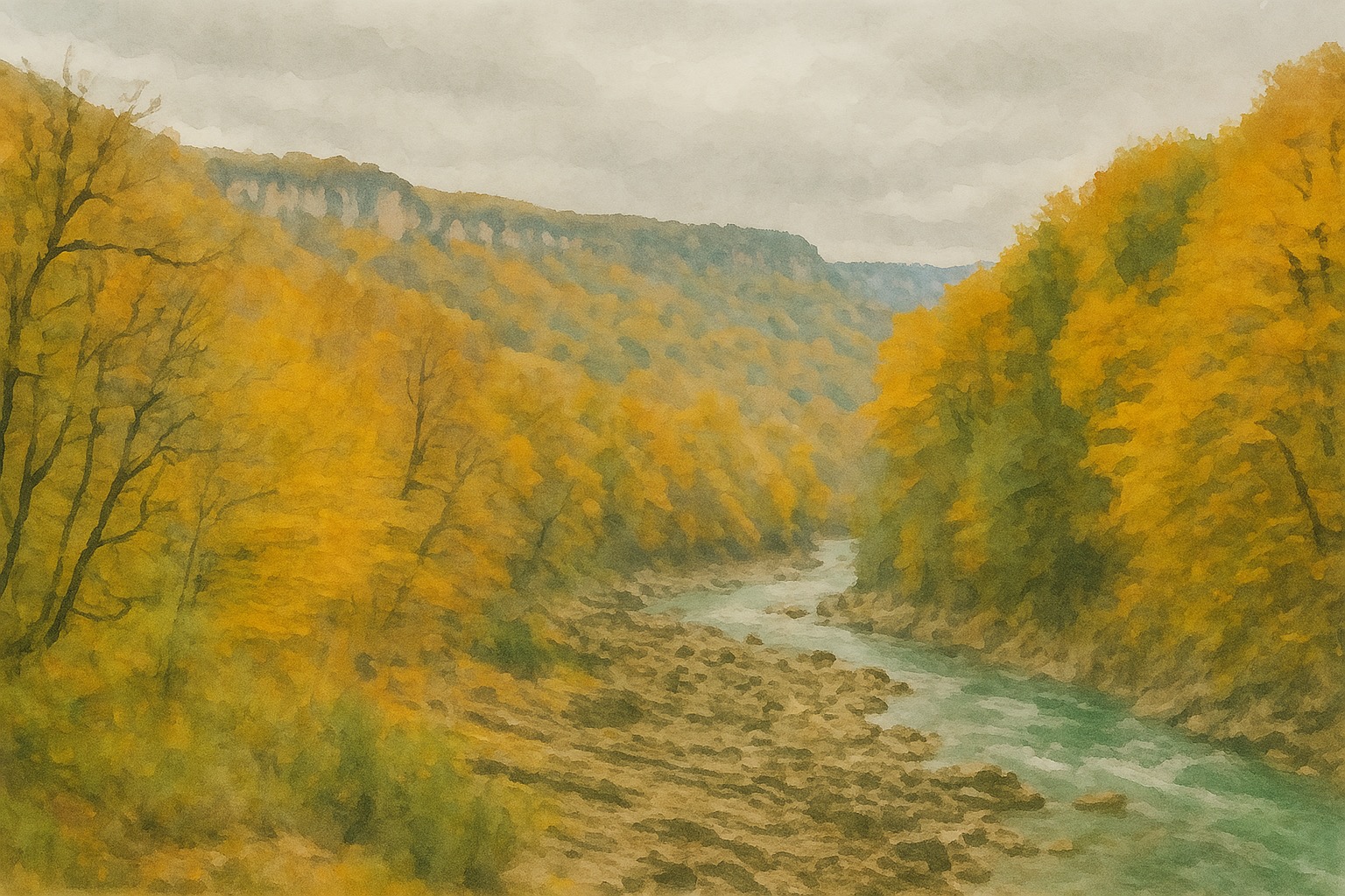 Осень в Лагонаки