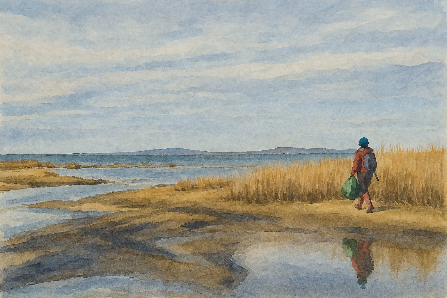 Уборка на Бугазской косе