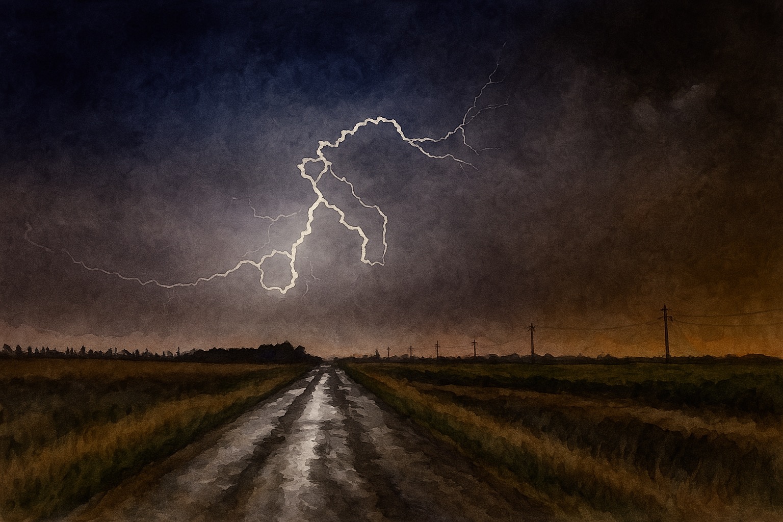 За грозой в Славянский район (день)