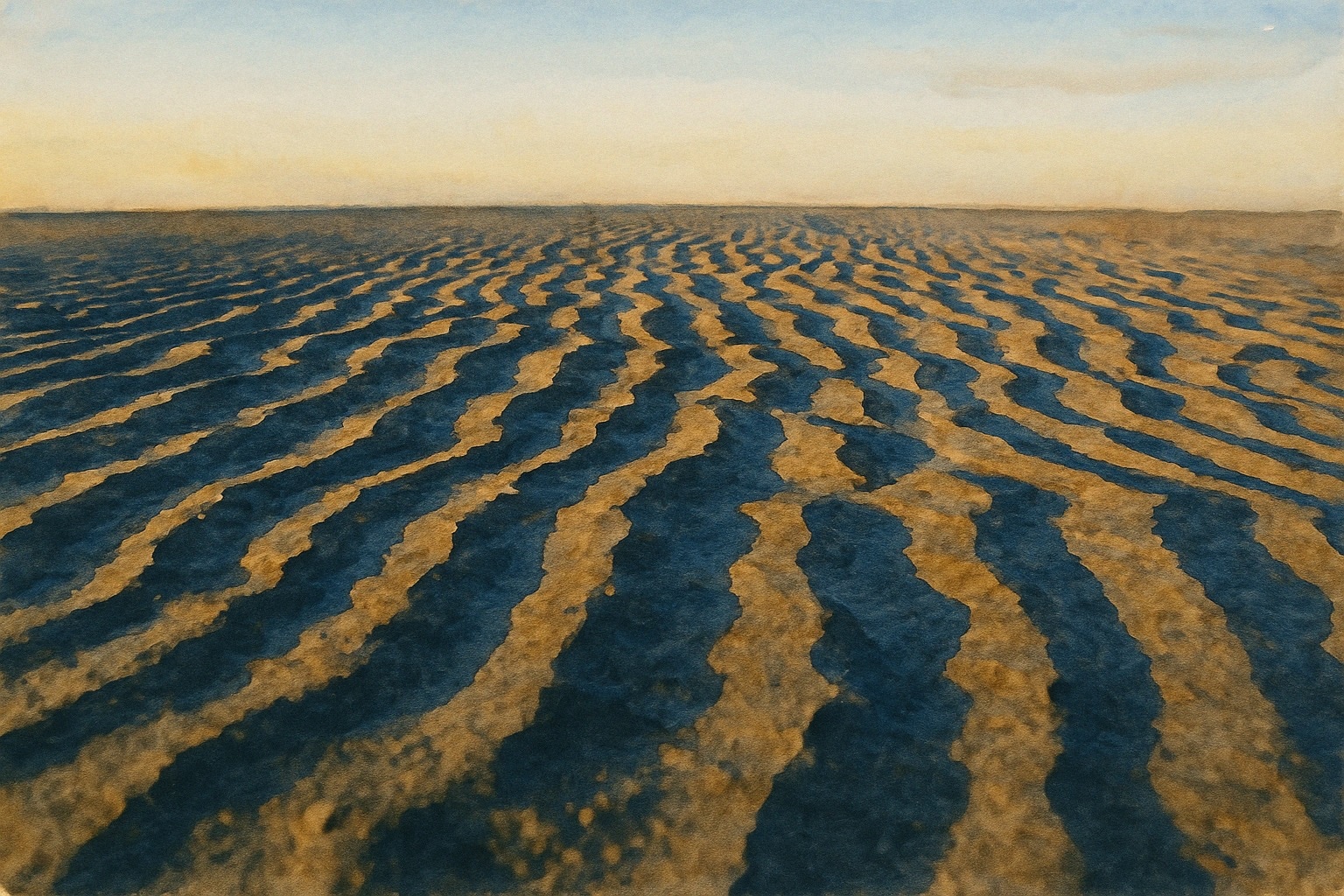 Приморско-Ахтарск №55. Отлив на Азовском море