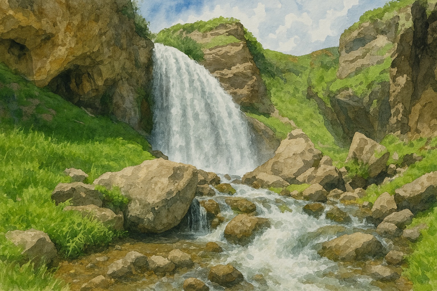 Пешая прогулка к водопаду Трчкан