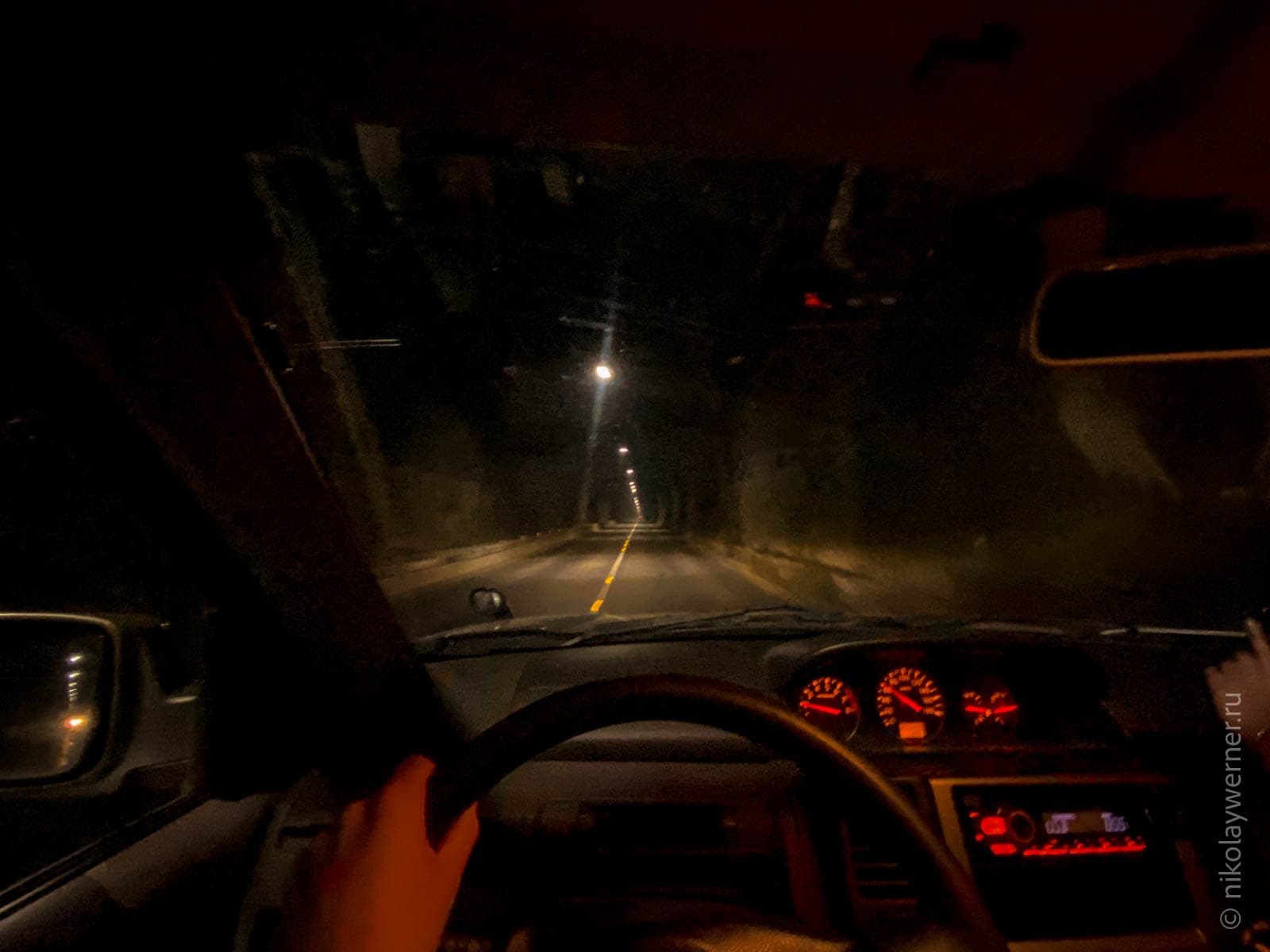 В туннеле под Базумским хребтом