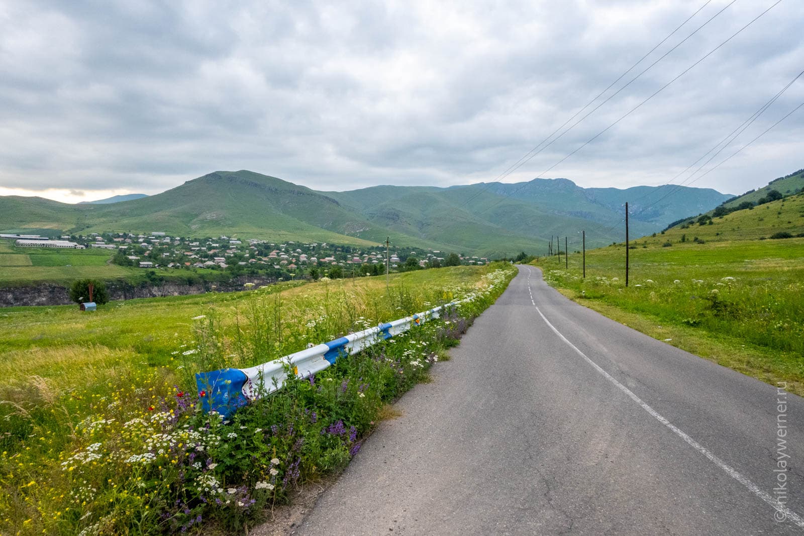 Шоссе Степанаван — Алаверди. Равнинный участок