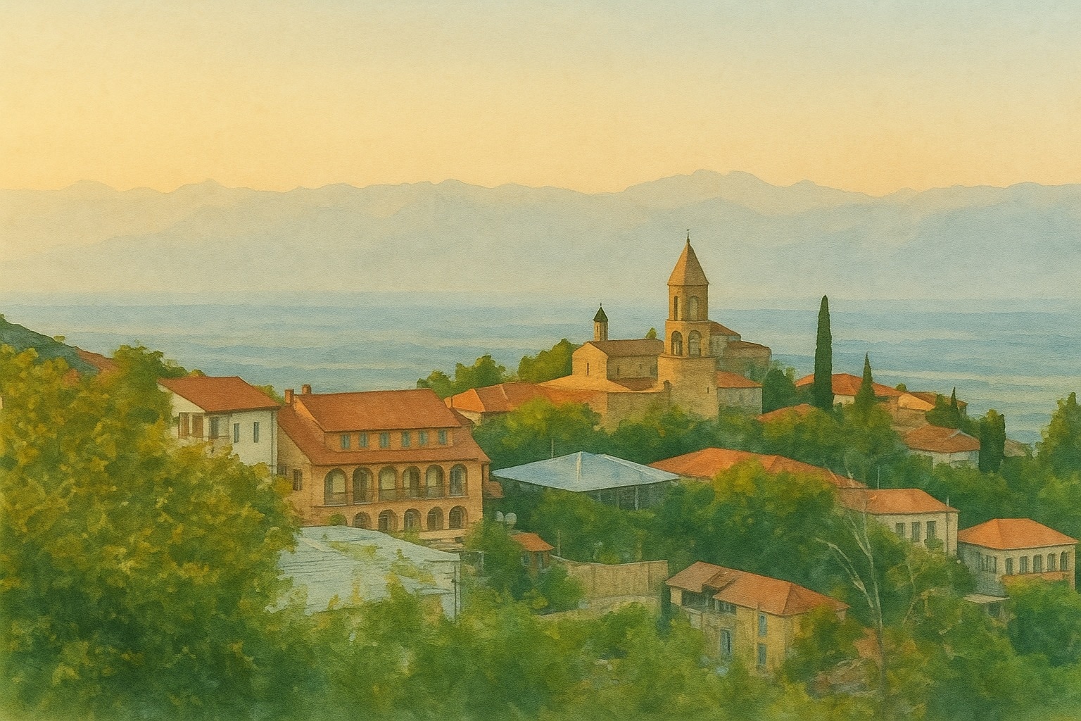 Грузия осенью. Сигнахи