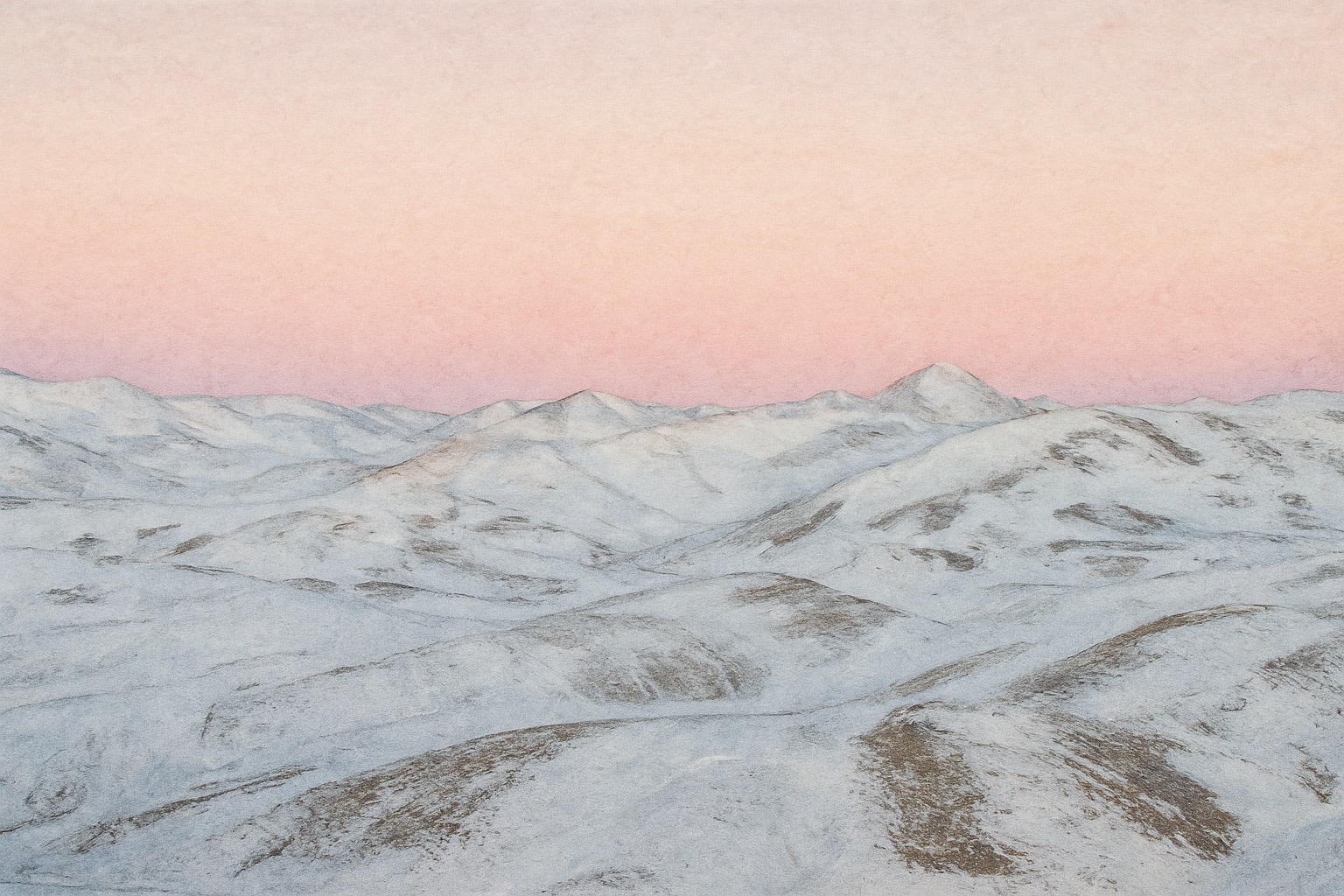 Вечерняя прогулка по заснеженному и залитому солнцем Ширакскому хребту