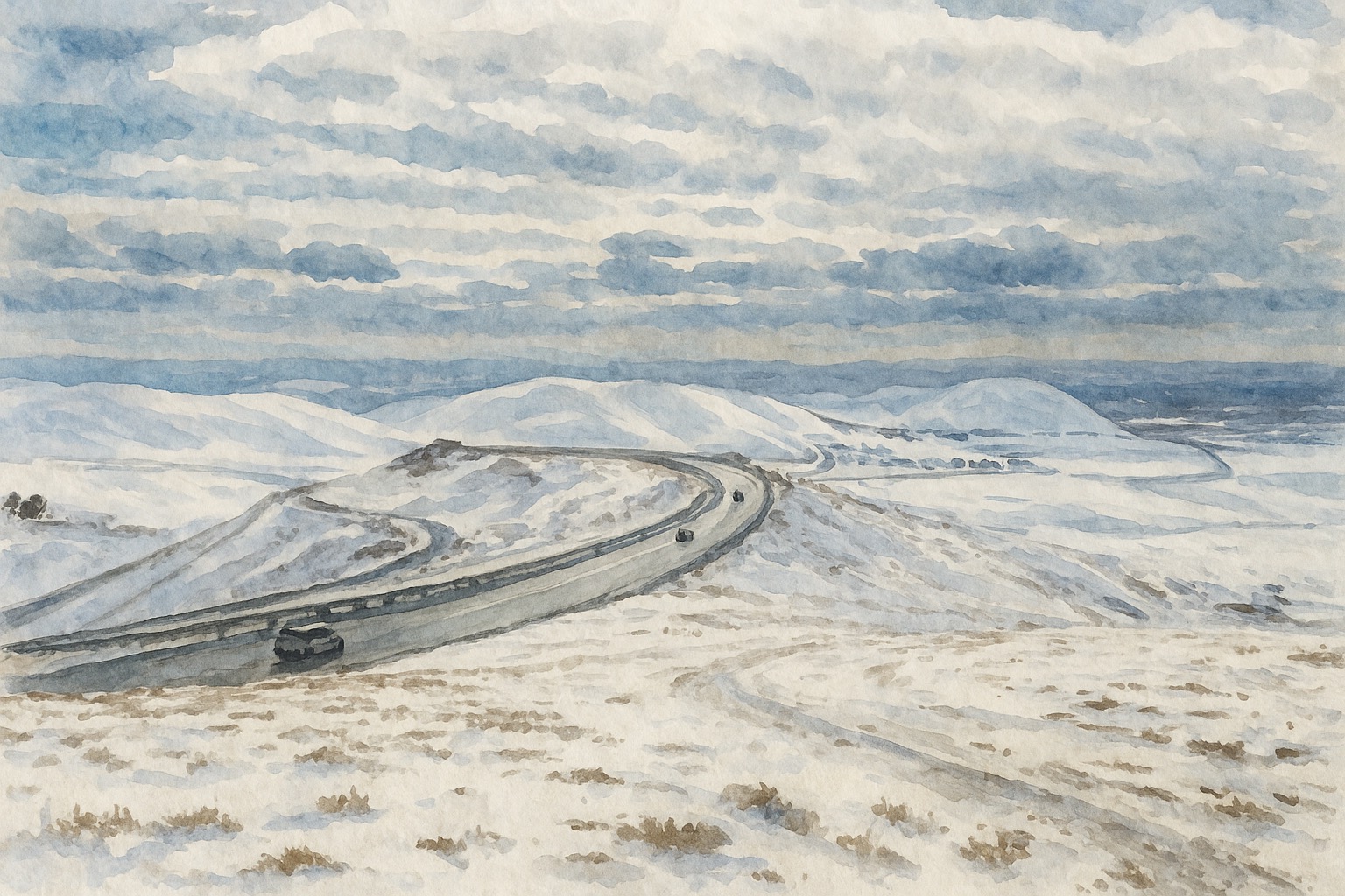 Ширакский хребет у Покрашена