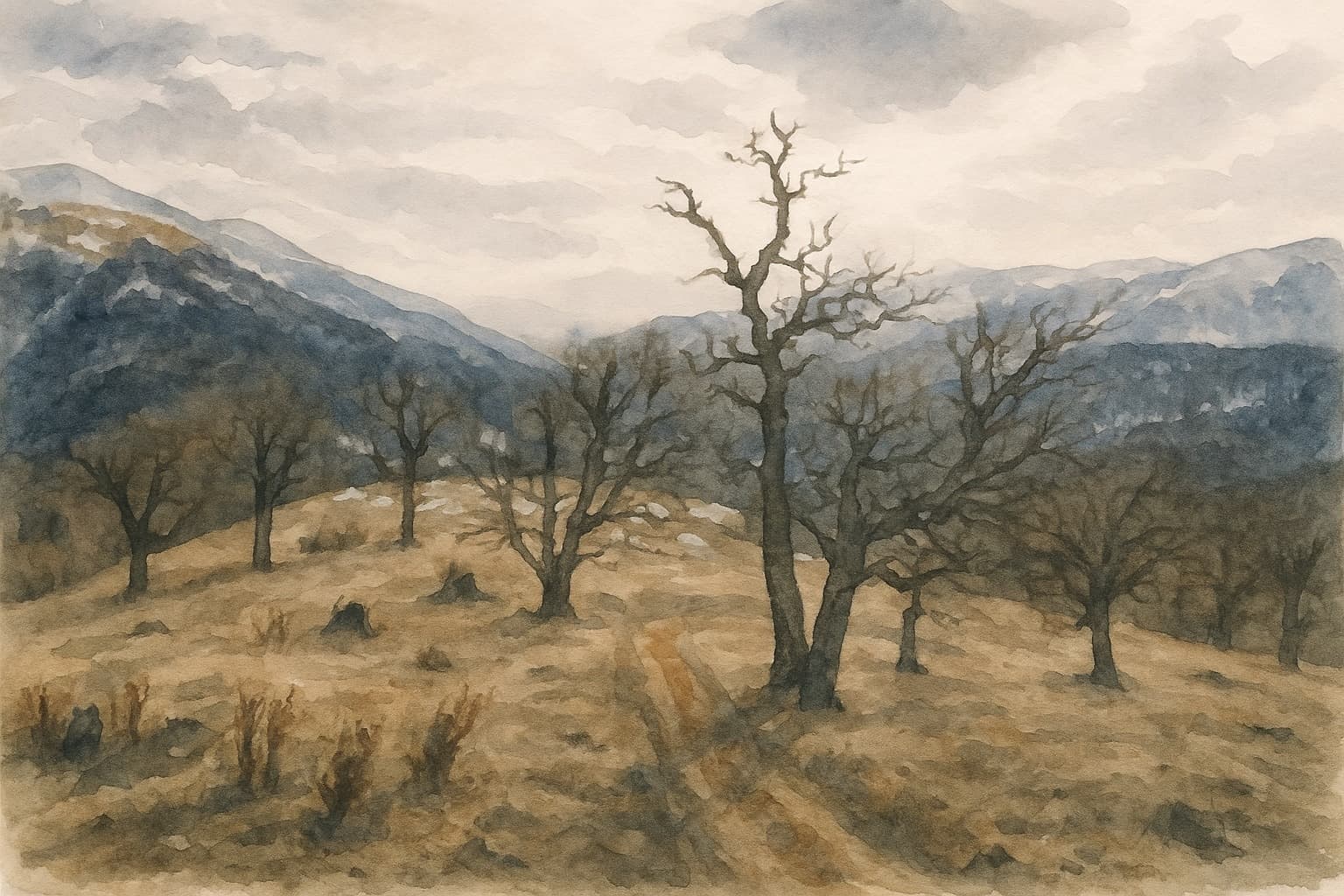 Дилижанские хайки. С улицы Камо на вершину 1851