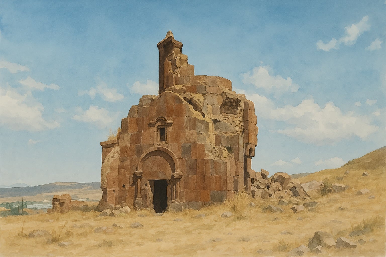 Артик и церкви Лернакерта и Пемзашена