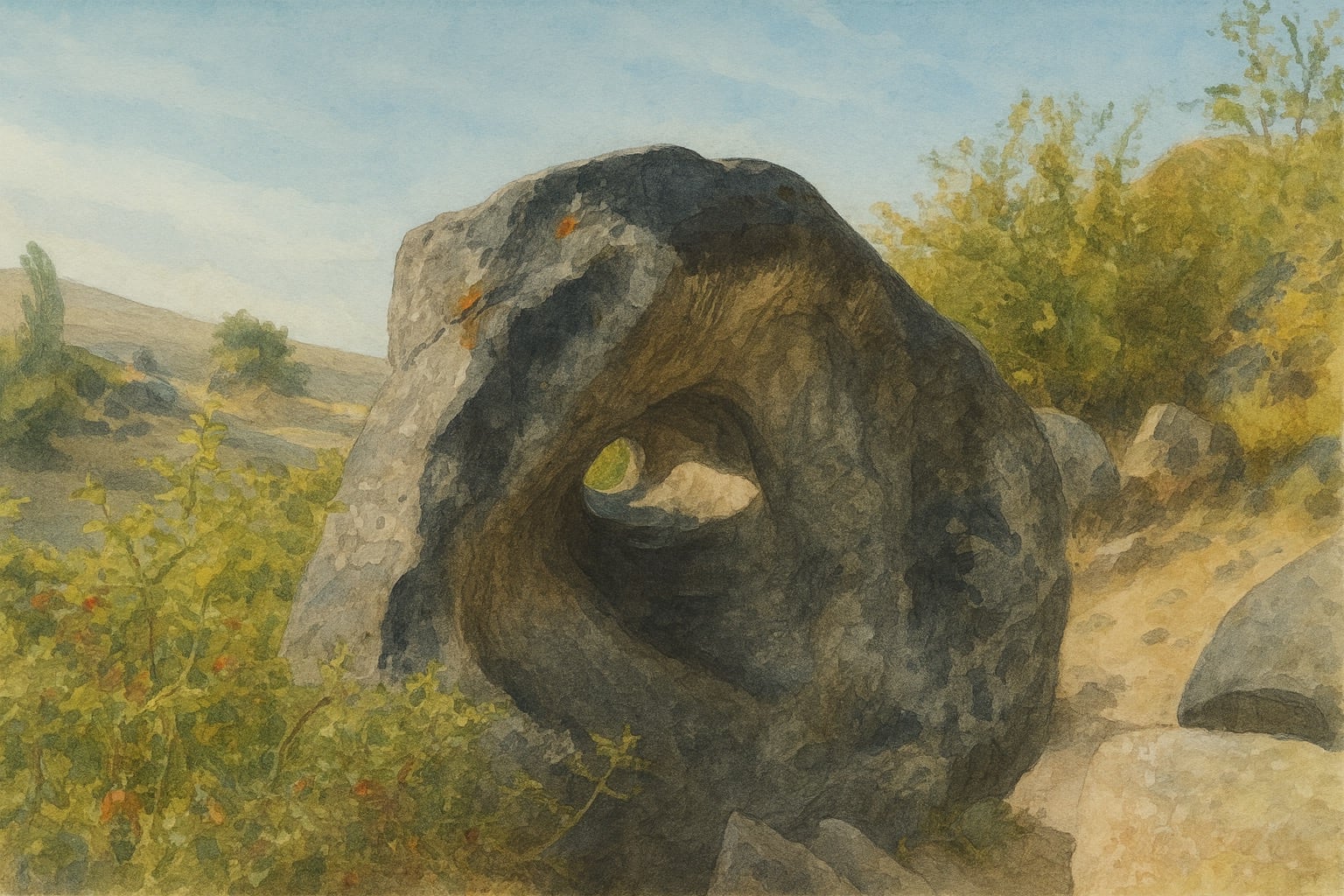 Тсак кар — дырявый камень